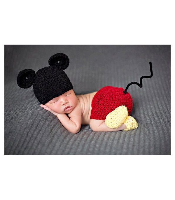 Complete Newborn Mickey Mouse Crochet