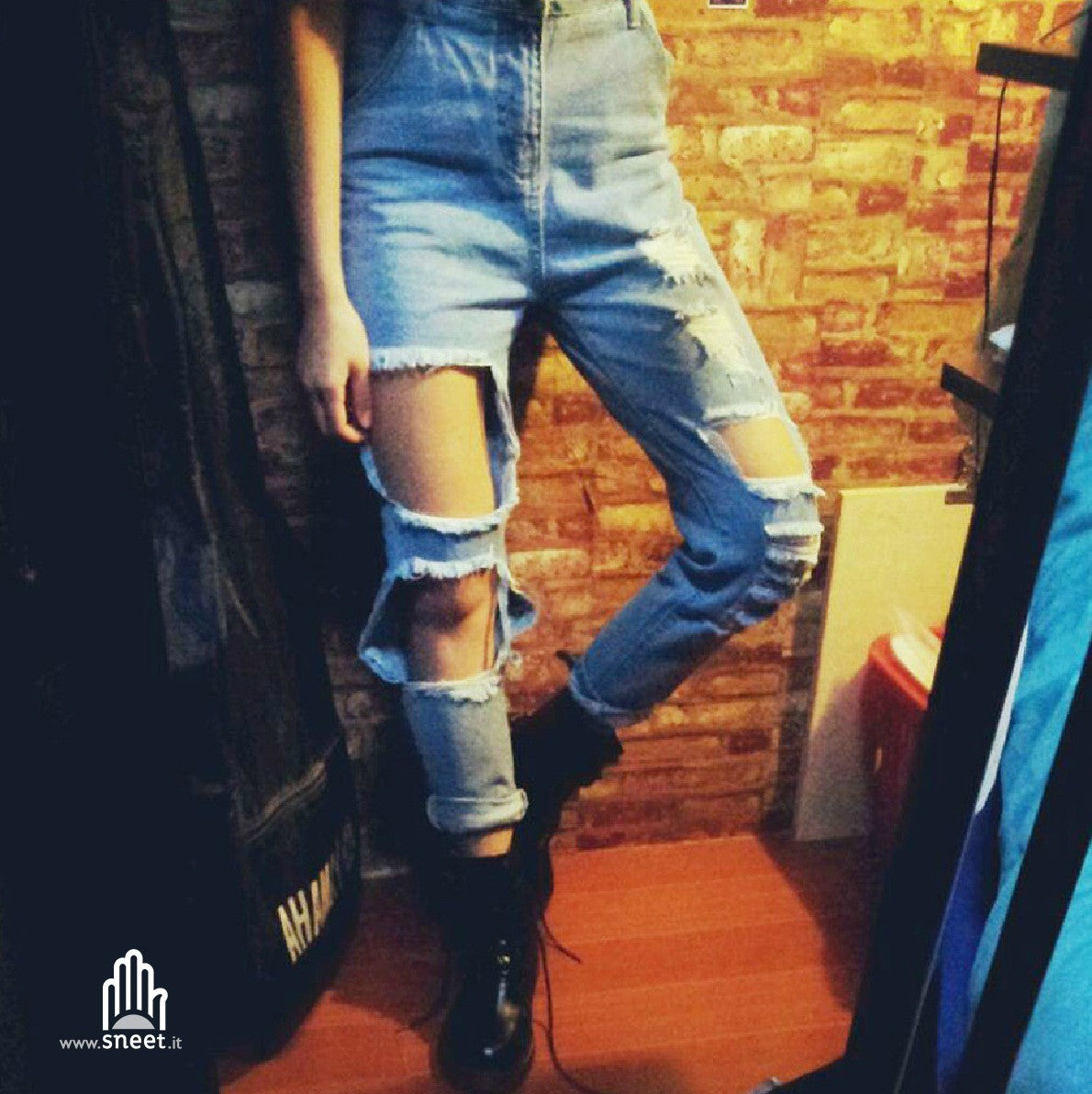 Outfit rientro a scuola e università 2026 con jeans a vita alta Dream Shop