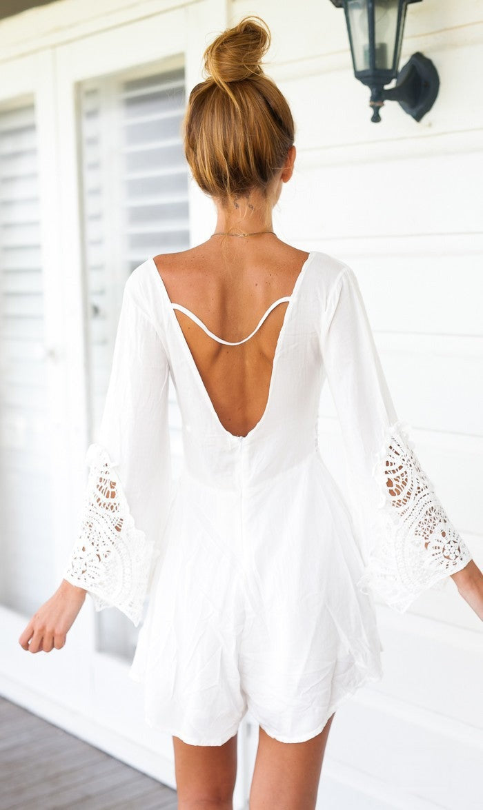 Tutina THALIMAIN long traforo pancia dettaglio — Dream Shop