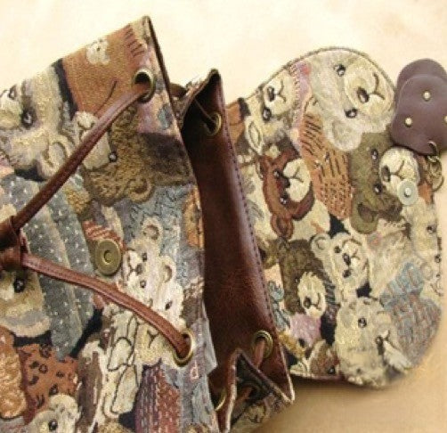 Zaino Bear Vintage - indossato look boho | Dream Shop