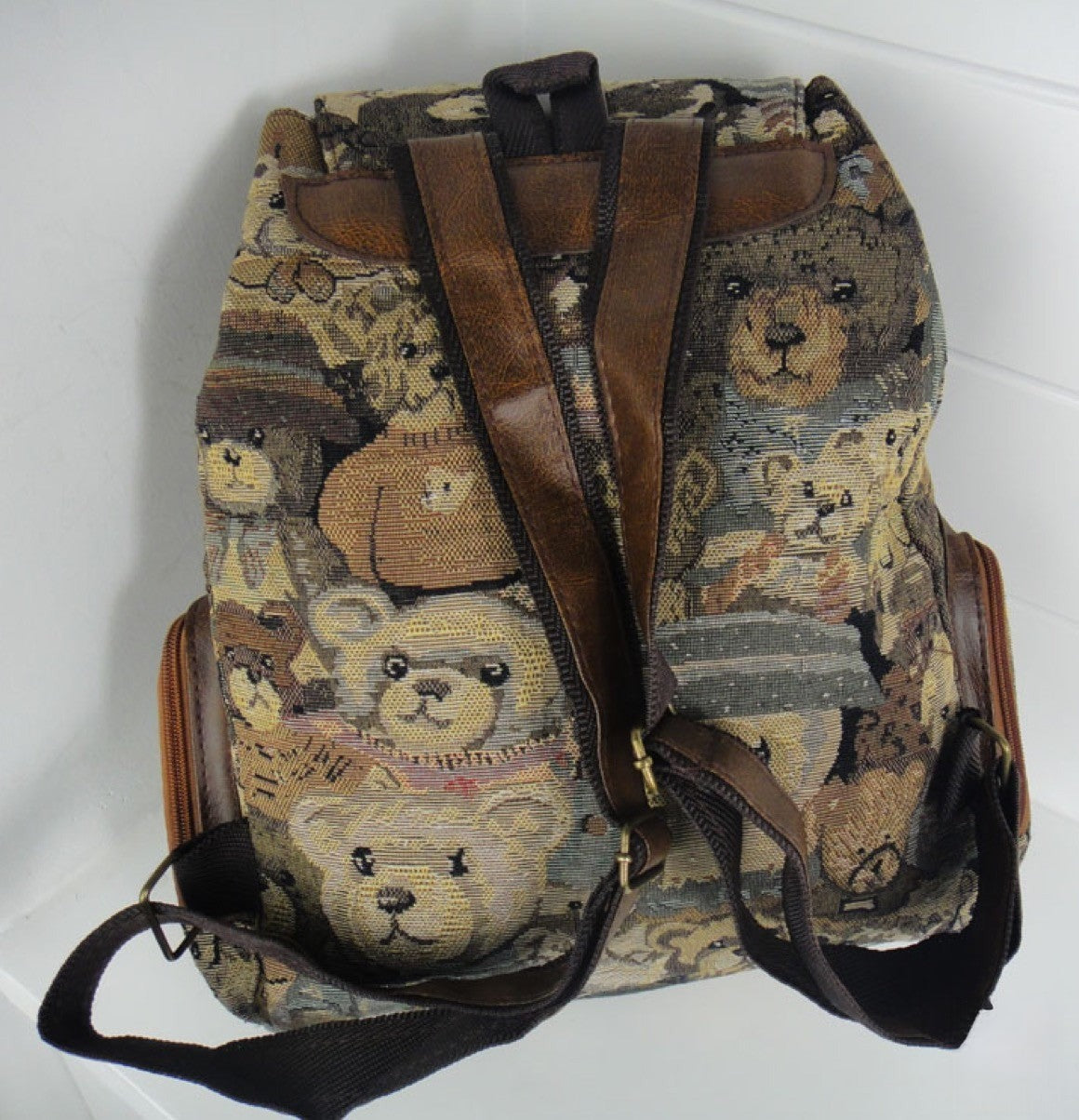 Zaino Bear Vintage vista posteriore | Dream Shop
