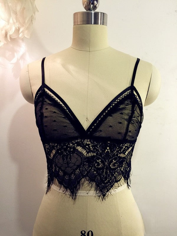 Top Selen incrocio drappeggiato vista laterale — Dream Shop