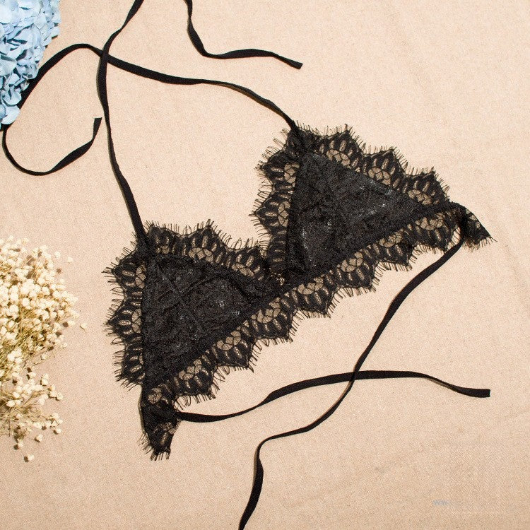 Bralette pizzo Dreni — dettaglio cordini sottili | Dream Shop