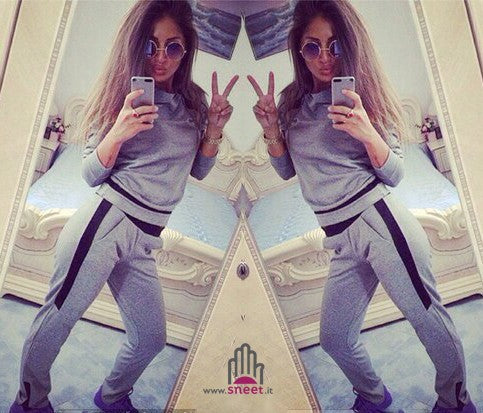 Chándal deportivo bicolor