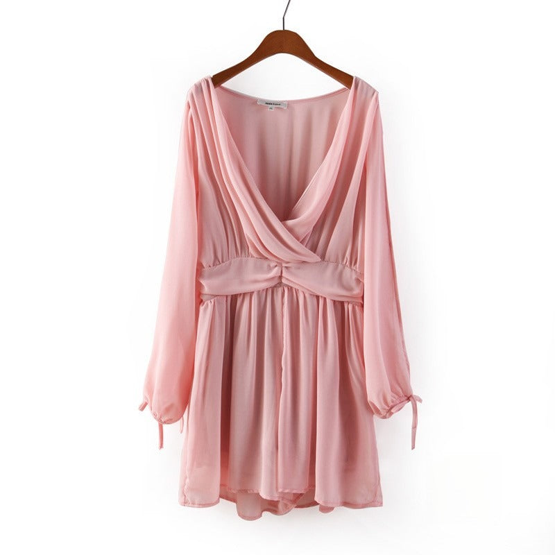 Tutina BAITEN dettaglio chiffon — Dream Shop