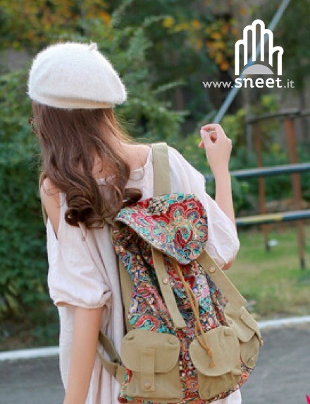 Vintage Oriental Backpack