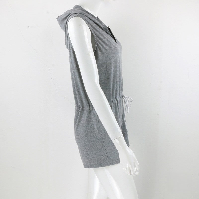 Tutina Sporty Spice zip frontale laccetti contrasto — Dream Shop