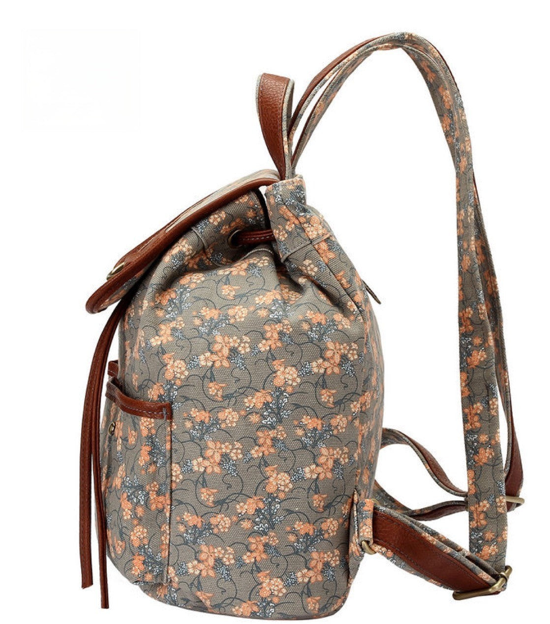 Zaino pretty vintage chiusura a coulisse aperta — Dream Shop