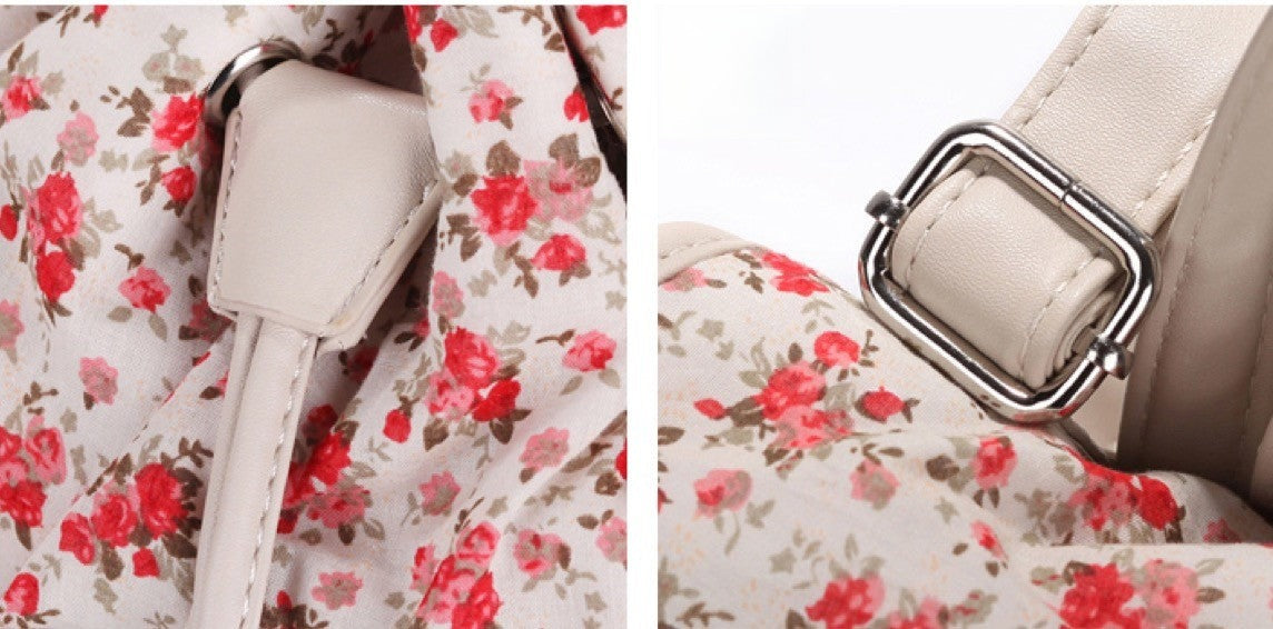 Zaino vintage cute tasche frontali con fibbia — Dream Shop
