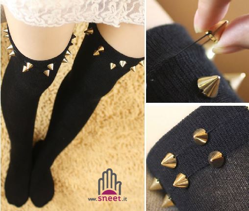 Zapatos parisinos con tachuelas