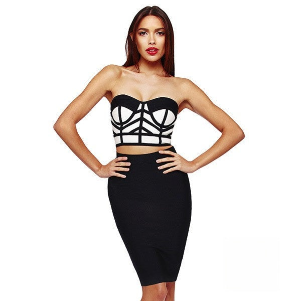 Completo Kontrast — look chic contrasto cromatico estate | Dream Shop