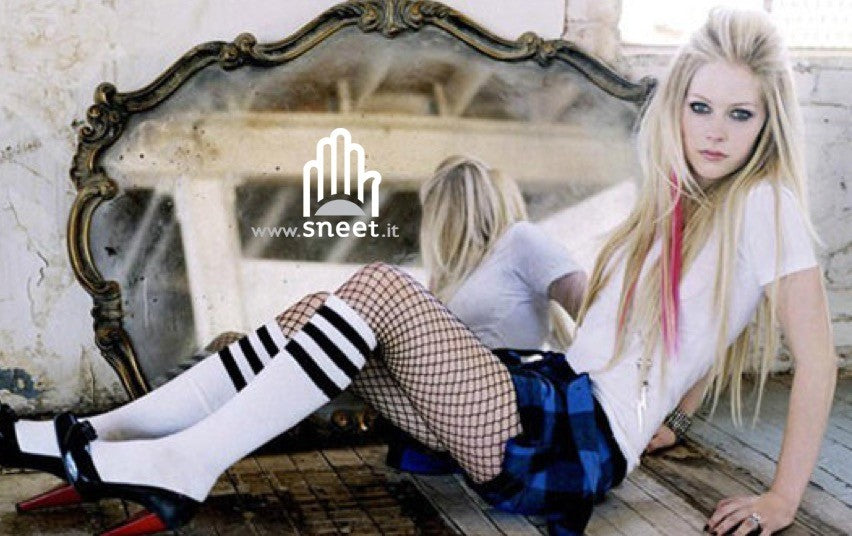 calcetines de rizo a rayas