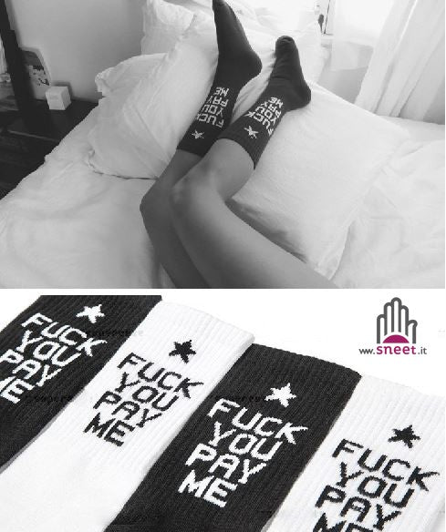 ¡Que te jodan, págame calcetines!