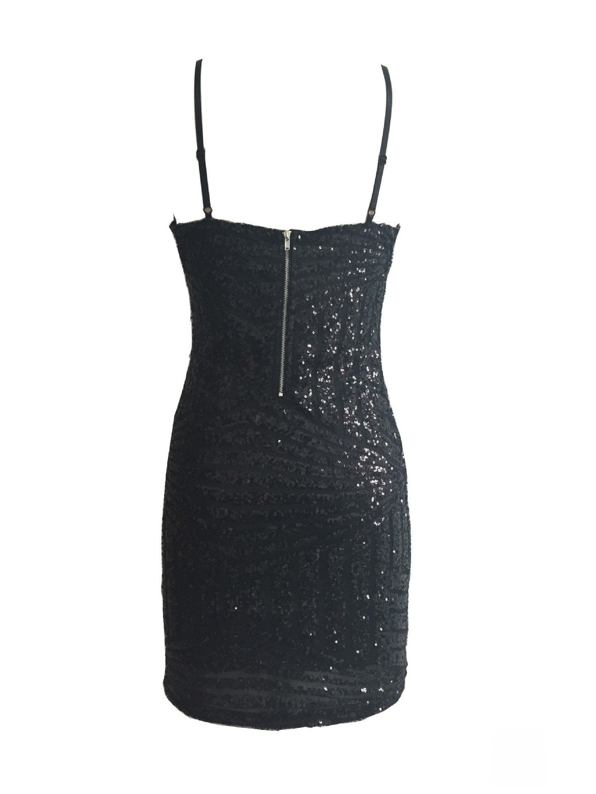 Sequin Stripe V Dress — variante colore 8 | Dream Shop