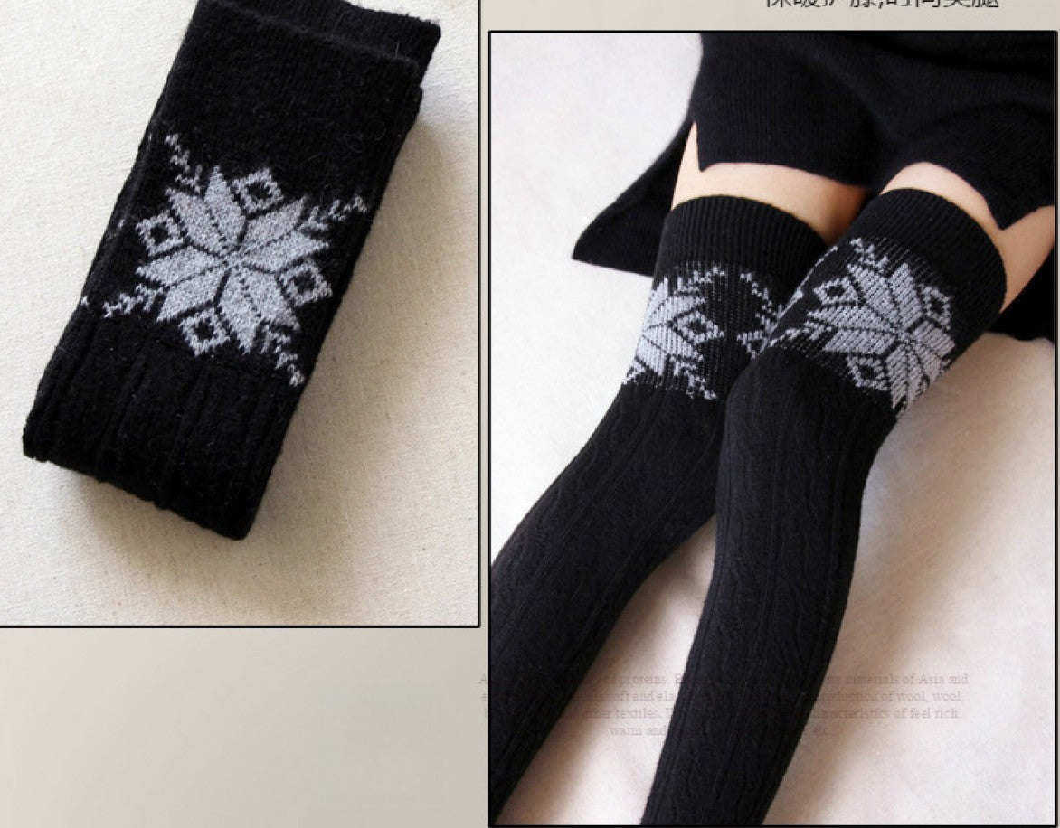 Parigine lana Snow dettaglio fiocchi di neve nordici — Dream Shop