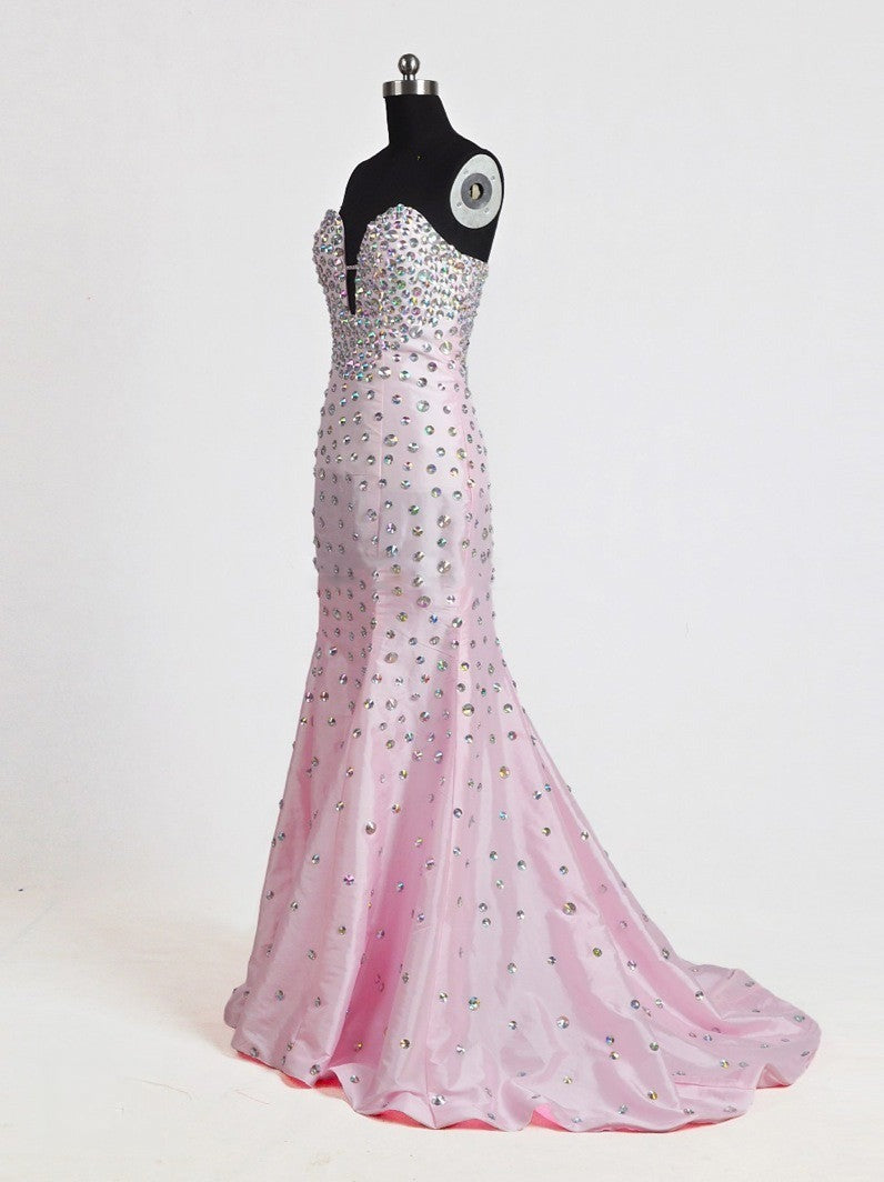 Abito Mermaid — dettaglio cristalli busto | Dream Shop