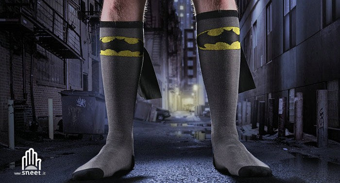 calcetines con capa de Batman
