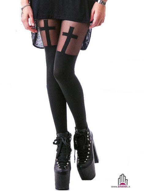 Big cross self-driving tights