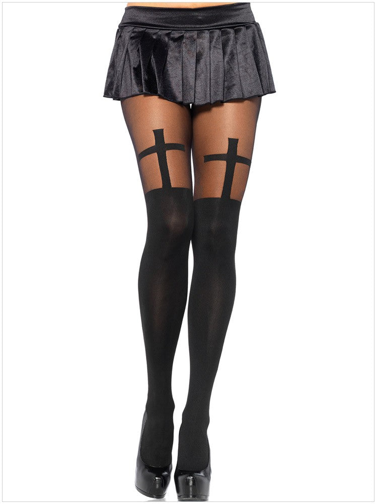Big cross self-driving tights