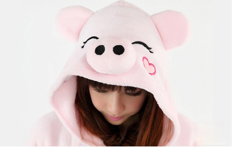 Pigiamone Piggy — dettaglio cappuccio | Dream Shop