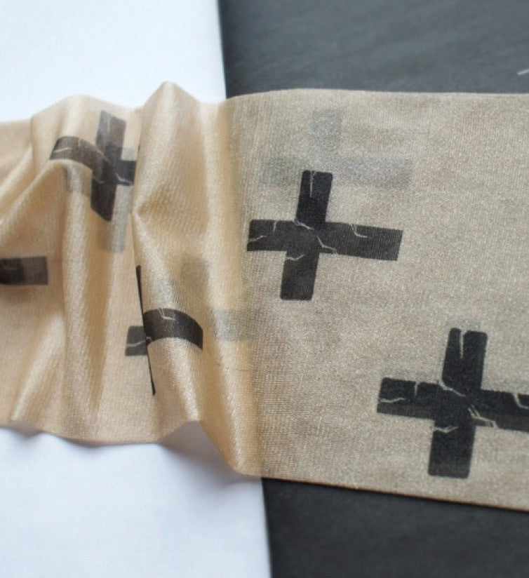 Collant big cross variante colore carne — Dream Shop