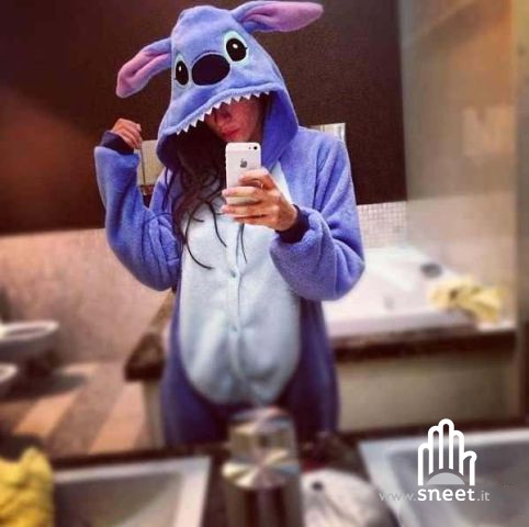 Pyjamas Stitch Blue