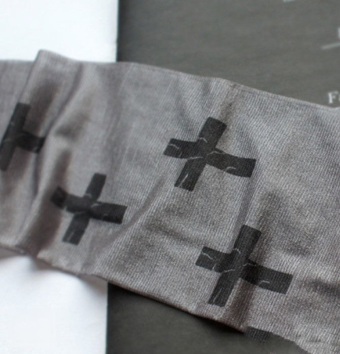 Collant big cross indossati stile street rock — Dream Shop