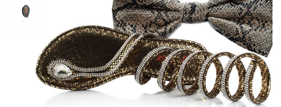 Sandalo gioiello snake dettaglio strass — Dream Shop