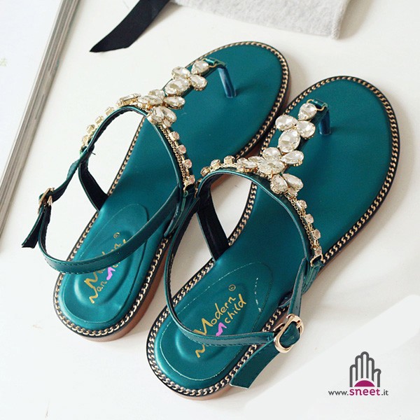 Sandalo gioiello Petrol