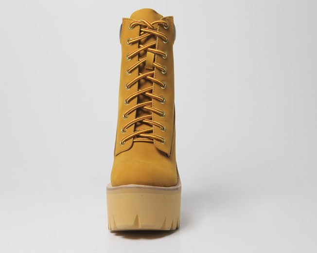 Scarponcino Hi Drash colore beige dettaglio plateau | Dream Shop