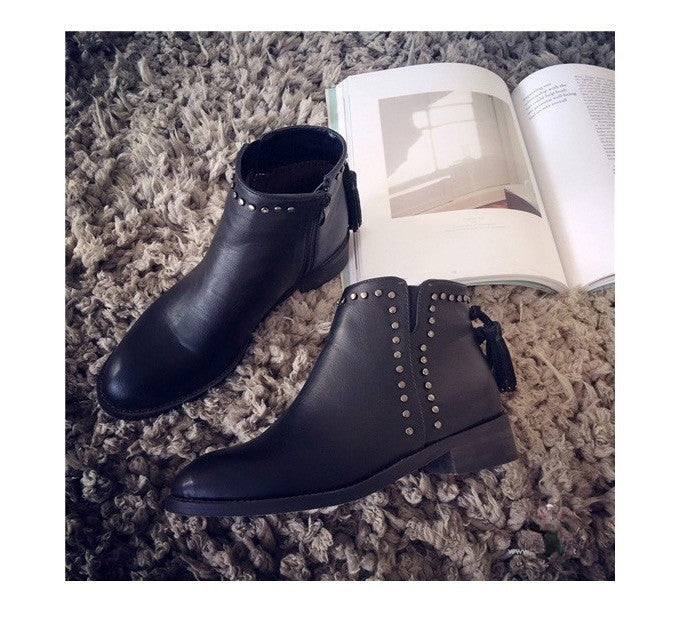 Scarponcino basso Adel dettaglio tomaia ecopelle — Dream Shop