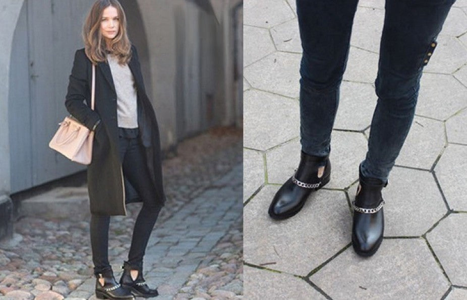 Stivaletto Low Chain dettaglio caviglia — Dream Shop