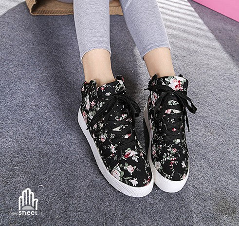Sneakers Flowers