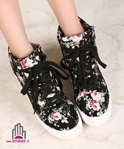 Sneakers Flowers