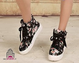Sneakers Flowers