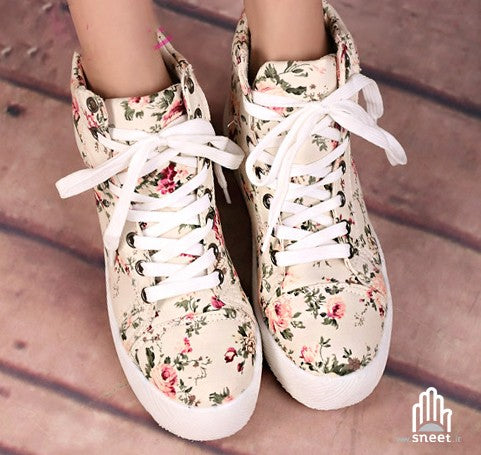 Sneakers Flowers