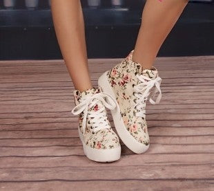 Sneakers Flowers look casual femminile — Dream Shop
