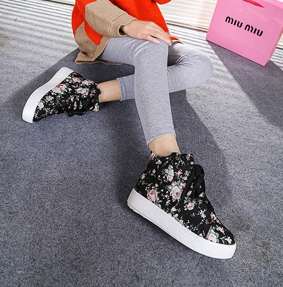 Sneakers Flowers scarpa ginnastica fiorata donna — Dream Shop