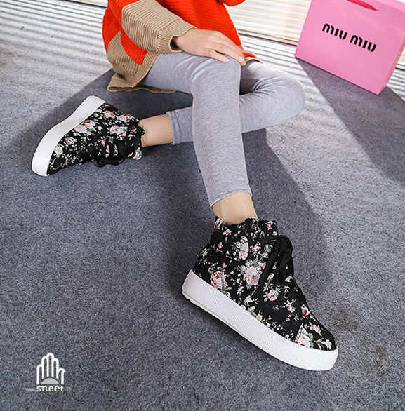 Sneakers Flowers