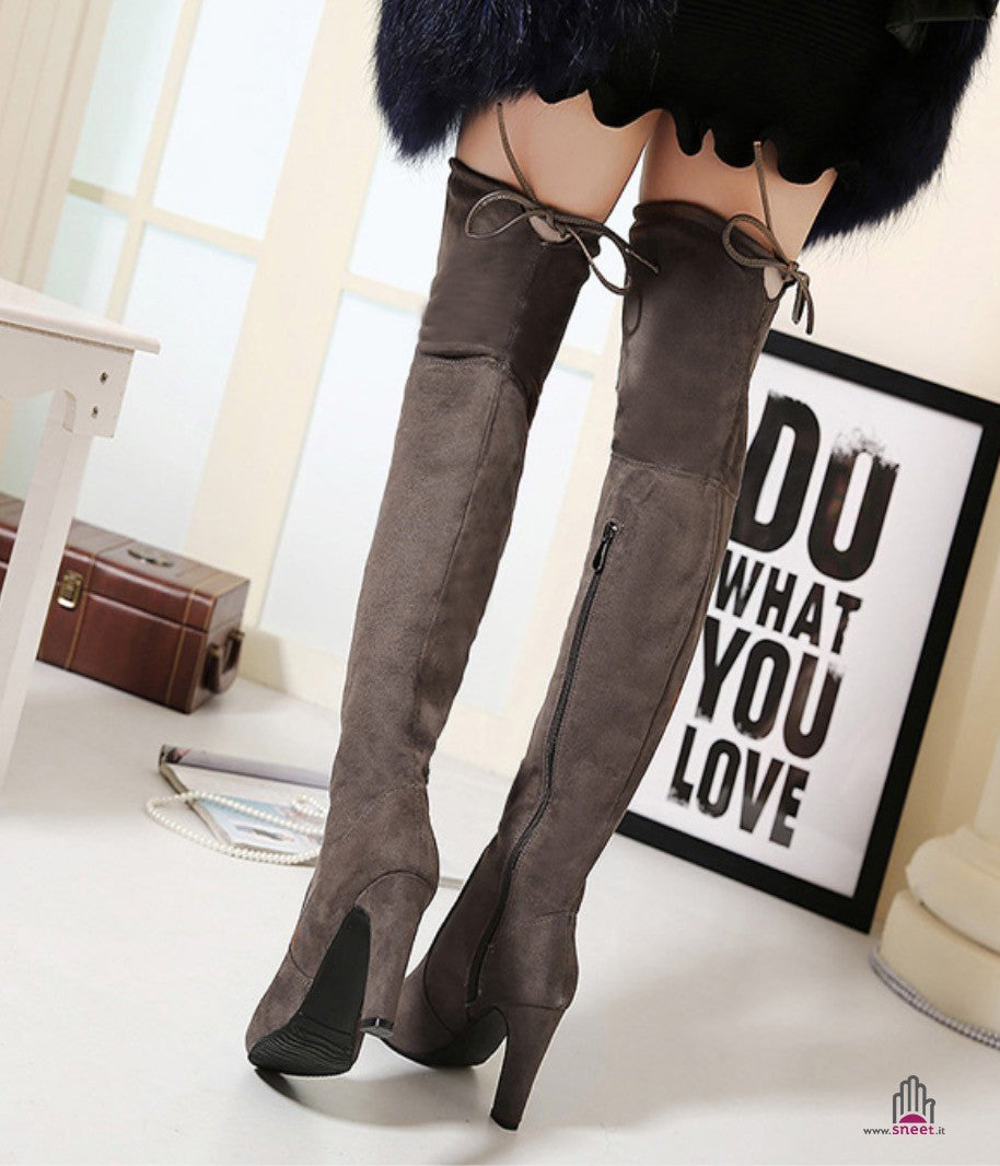 High boot h 54 cm heel 8 cm