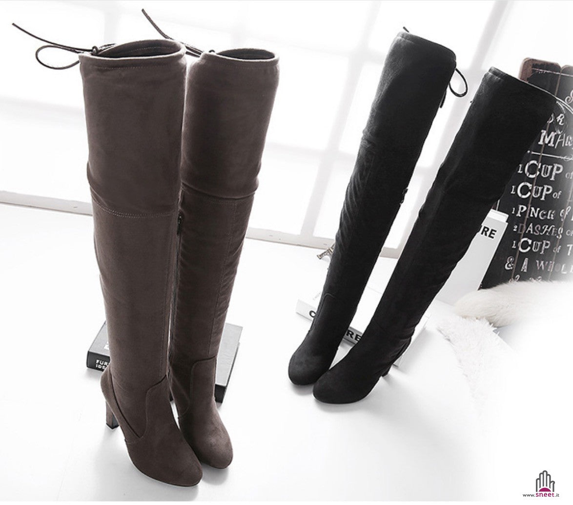 High boot h 54 cm heel 8 cm