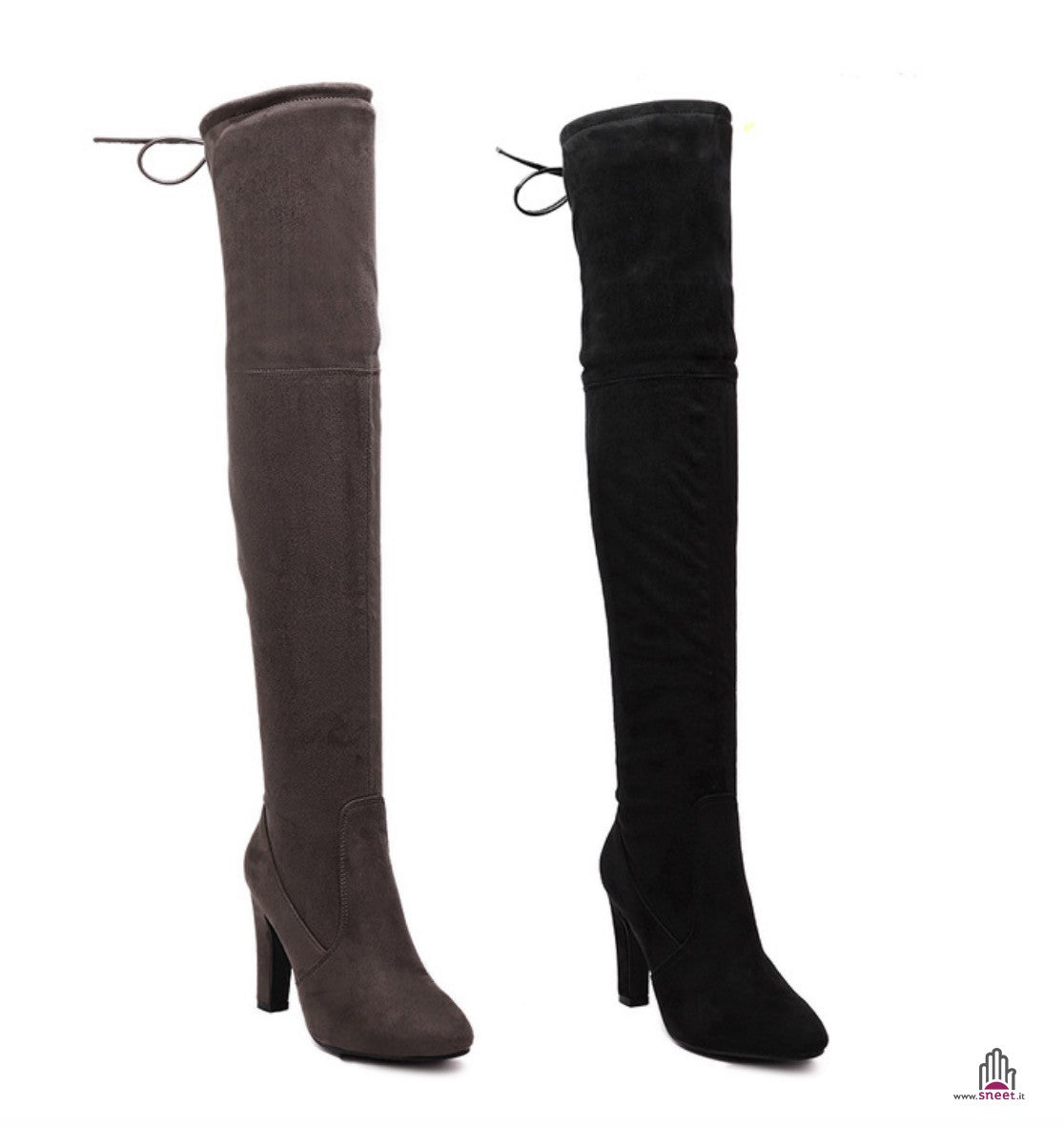 High boot h 54 cm heel 8 cm