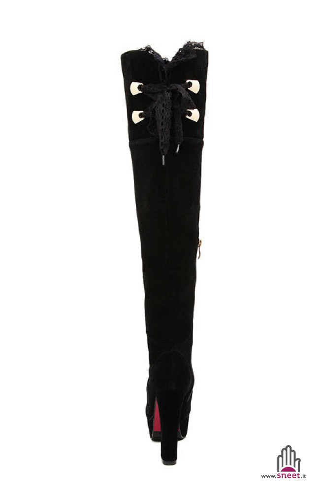 High boot h 50 cm heel 12 cm