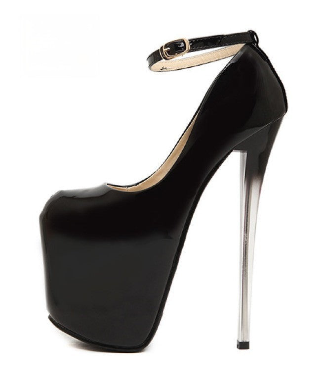 Platform Crussol dettaglio plateau e tacco sfumato | Dream Shop