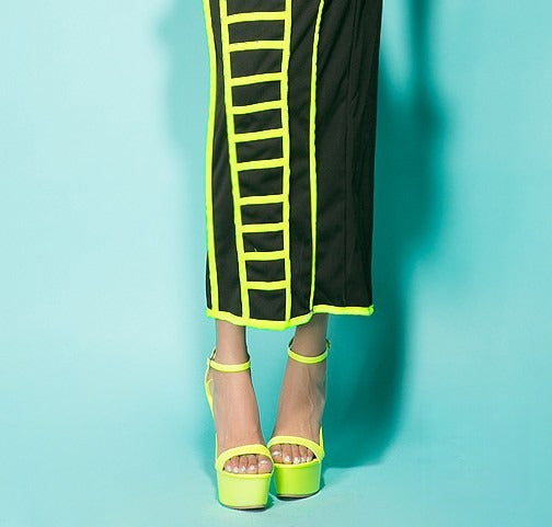 Sandalo Tacchi Fluo cinturino alla caviglia | Dream Shop