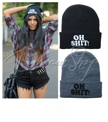 Cappellino Oh Shit - cotone con ricamo | Dream Shop