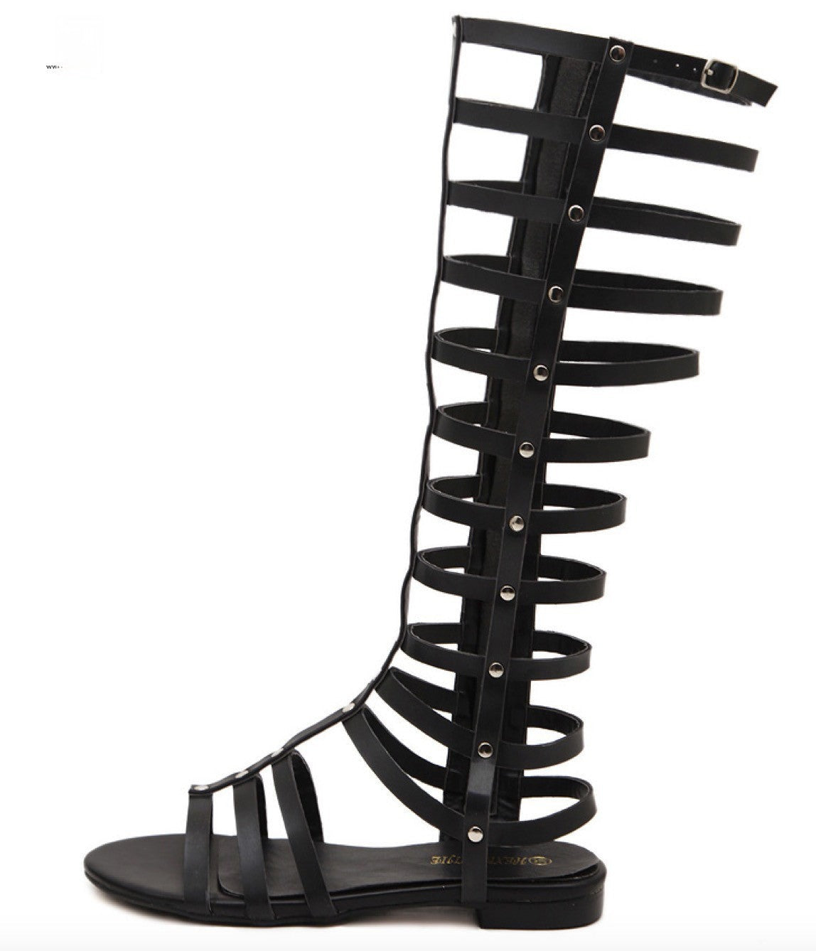 Sandalo Gladiator Bianco vista laterale | Dream Shop