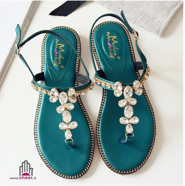 Sandalo gioiello Petrol