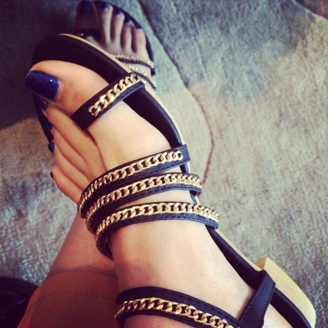 Sandalo Chain vista frontale — Dream Shop