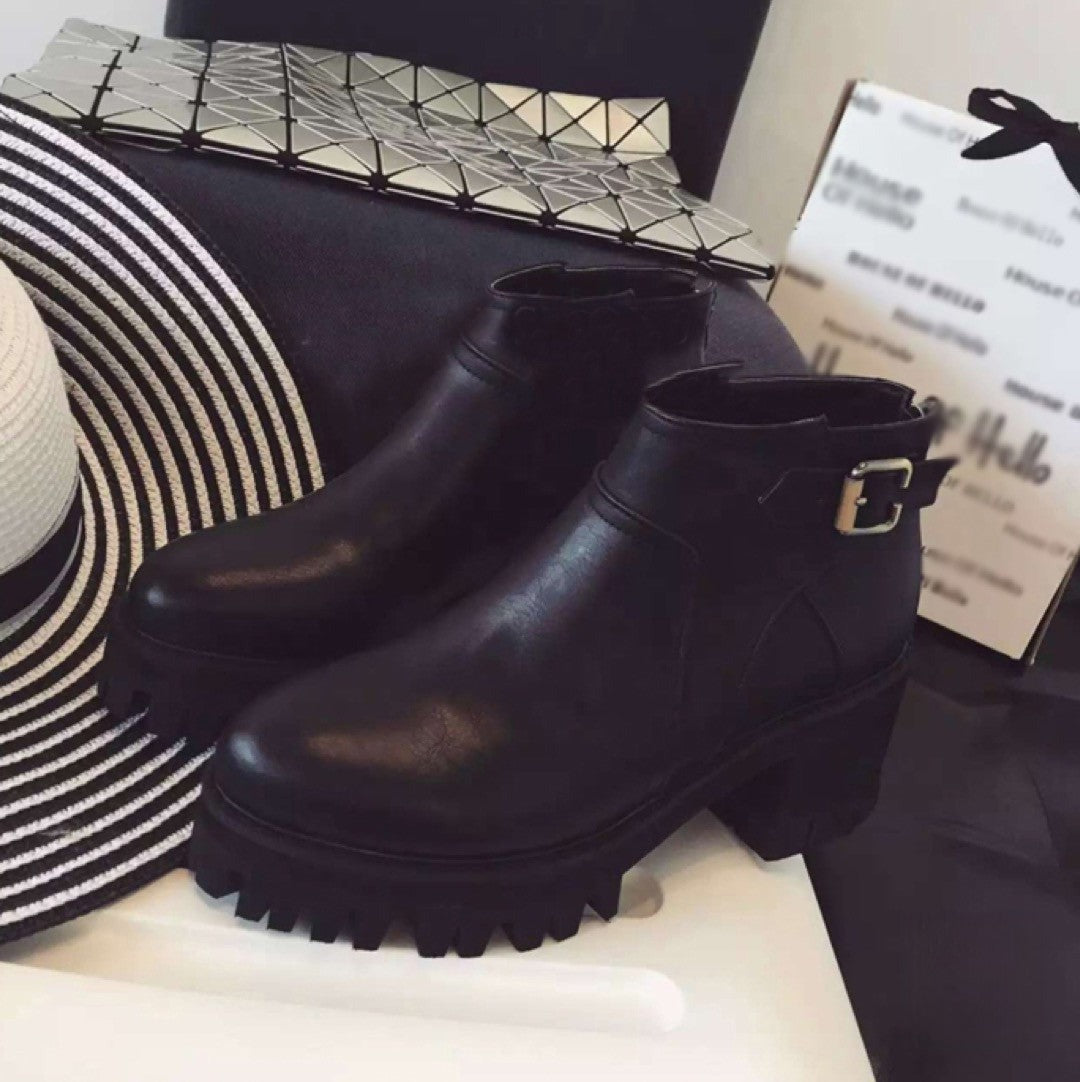 Scarponcino basso Ramona stivaletto carrarmato donna — Dream Shop